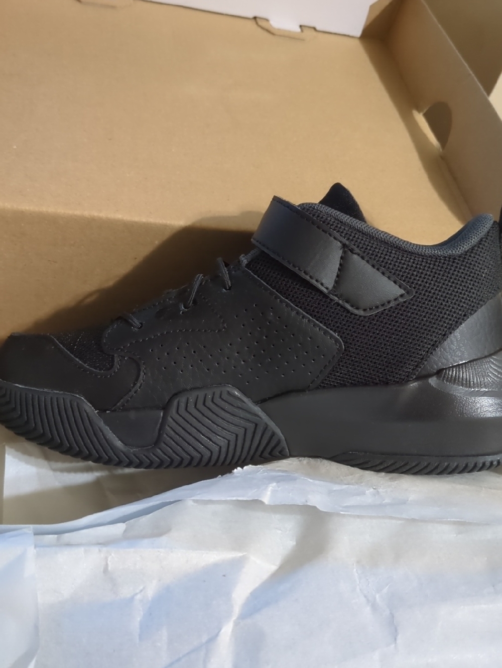 Jordan Kids' All-Black High-Top Sneakers - Picture 4 of 4